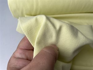 Bomuldsjersey - pastel gul